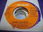 STYLISTICS BREAK UP TO MAKE UP AVCO 45 1972