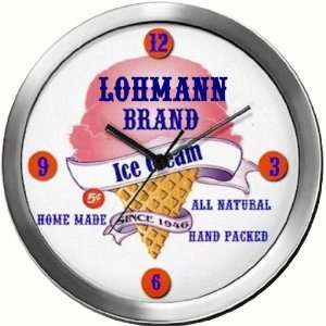  LOHMANN 14 Inch Ice Cream Metal Clock Quartz Movement 