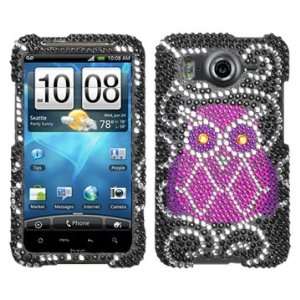  Owl Beling Diamante Protector Cover Case for HTC Inspire 