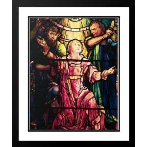 Tiffany, Louis Comfort 28x34 Framed and Double Matted The Stoning of 