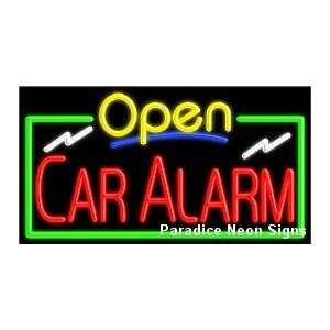  Open Car Alarm Neon Sign