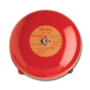   Security 439D 10AW R Fire Alarm Bell, 10, 24VDC, Red