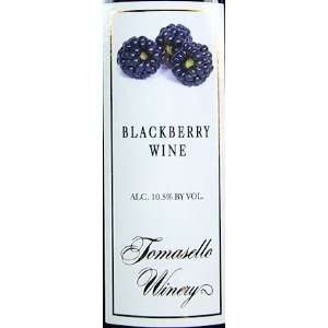  2010 Tomasello Blackberry Wine 750ml Grocery & Gourmet 