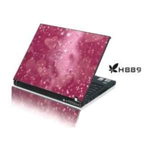  15.4 Laptop Notebook Skins Sticker Cover H889 Hearts 