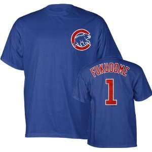 Kosuke Fukudome Blue Majestic Name and Number Chicago Cubs T Shirt 