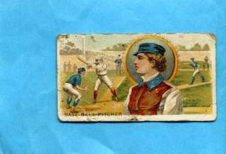1889 N165 Goodwin & Co Games Tobacco Base Ball Pitcher  
