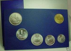 Chinese Coins Set by The Bank of China 2000 UNC  