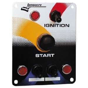  Longacre Start/Ignition Panel w/WP covers, 2 acc & pilot 