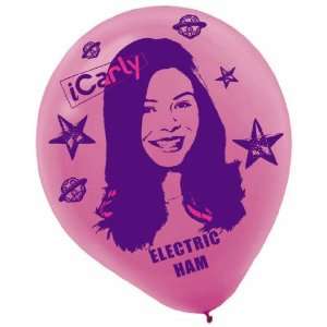  iCarly Latex Balloons 6ct [Toy] [Toy] Toys & Games