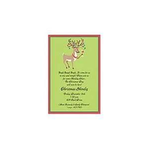  Tipsy Reindeer Invitation Holiday Invitations Health 