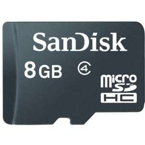 com New   SanDisk 8GB microSD High Capacity (microSDHC) Card   (Class 