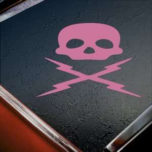 Grindhouse Movie 100% Death Proof Skull Pink Decal Pink Sticker
