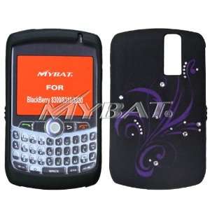 Diamond Florals Laser Cut Silicone Skin Cover for Blackberry 8300 8310 