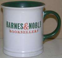 Barnes and Noble Raised letters Coffee Mug Cup MINT  