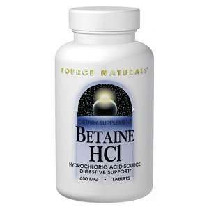  Betaine Hcl, 650 Mg 180 Tablets