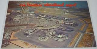Vintage Postcard San Francisco Intl Airport SFO 60s  