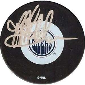 Jeff Beukeboom Autographed/Hand Signed Hockey Puck (Edmonton Oilers)