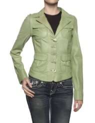  green leather jacket   Clothing & Accessories