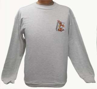 Tigger Light Gray Sweatshirt with Tigger Logo and Tigger Spelled 