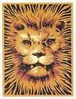 5x8 LION FACE KING SAFARI CHILDREN JUNGLE TIGER RUG 685