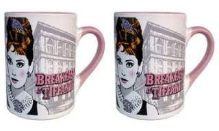  Audrey Hepburn Breakfast At Tiffanys Ceramic 14oz Coffee Mug Authentic