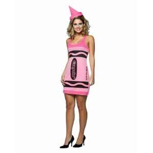   Tickle Me Pink Crayola Crayon Costume Size Standard Toys & Games
