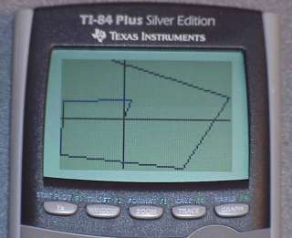   Instruments TI 84 PLUS SIlver Edition Graphing Calculator w/ manual