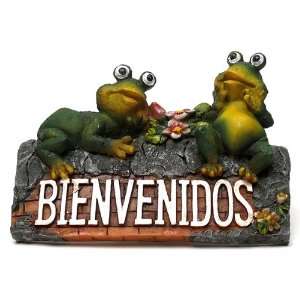  Bienvenido Frog Plaque