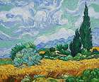 Wheat Field Under Threatening Skies, V. van Gogh, Repo  