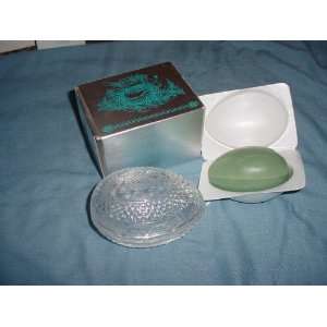   Avon Fostoria Egg dish & Spring Lilac Fragrance Soap 