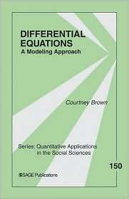 Differential Equations A Modeling Approach (Quantitative Applications 