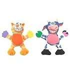 FAT CAT Doggy Hoots Mini Puppy Teethers Dog Toys 2 Pack