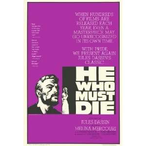  He Who Must Die (1966) 27 x 40 Movie Poster Style A