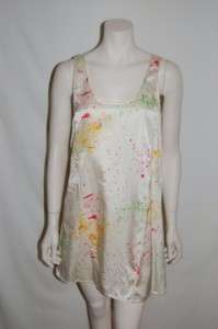 Rory Beca Ivory Paint Splatter Dress  NWT$290  S  