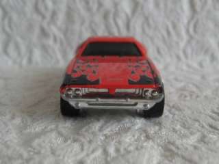 2007 Hotwheels 70 Dodge Challenger Red w/ Flames Loose  