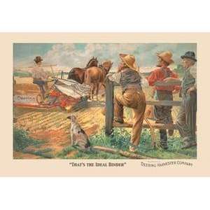 Vintage Art Thats the Ideal Binder   Deering Harvester Co 