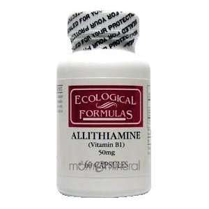  Allithiamine Vitamin B1 50 mg 60 Capsules by Ecological 