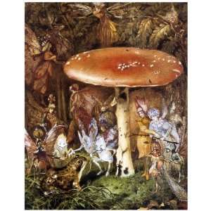  CANVAS The Intruders Mushroom Frog by John Anster 