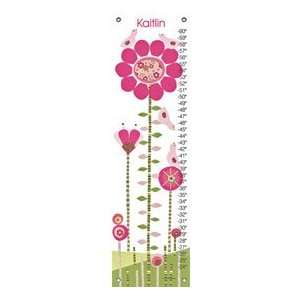  personalized birdies in the garden growth chart