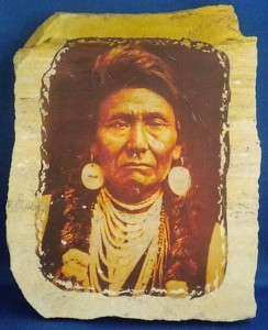 Chief Joseph Nez Perce Native American Photo Slate Slab  