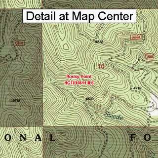   Topographic Quadrangle Map   Rocky Point, Idaho (Folded/Waterproof