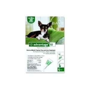  Advantage II Flea Treatment for Small Dogs 10 lbs and 