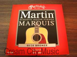 Martin Marquis Acoustic Strings M1100 80/20 Light Lot D 28 D 18 D 45 