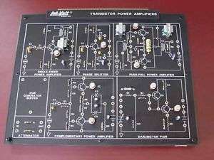 Lab Volt Board Transistor Power Amplifier 91007 20  