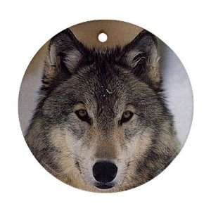  Wolf Ornament (Round)