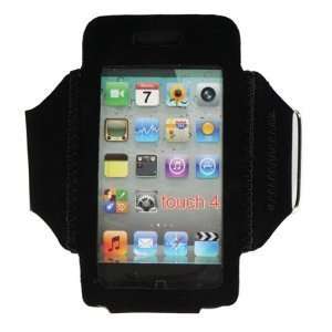 Black Adjustable Sport Armband Carrying Case Cover for iPod Touch 4 