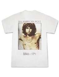 The Doors American Poet 2 sided lightweight white t shirt