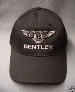 Bentley Classic Black Baseball Cap Hat Cotton  