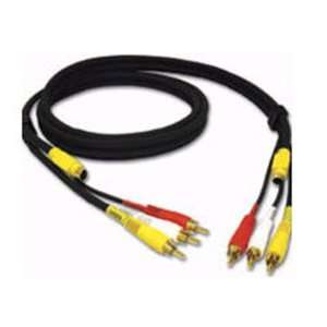 Cables To Go 25ft Value Series 4 In 1 Rca S Video Cable Delivers All 