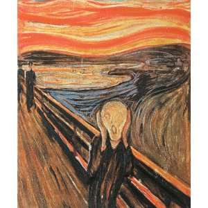  Scream by Edvard Munch  Fine Art Textured Hand Painted Oil Painting 